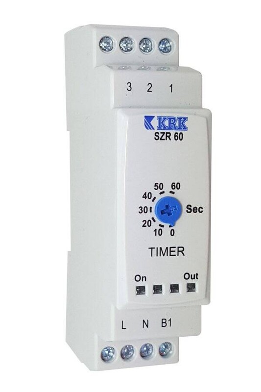 KARACA - KRK 0,6-60 sn Çekmede Gecikmeli İnce Tip Zaman Rölesi KARACA - KRK 0,6-60 sn Çekmede Gecikmeli İnce Tip Zaman Rölesi