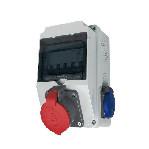 Zeybek 1 Ad Trifaze 2 Ad Monofaze Kombinasyon Kutusu Montajlı (Flash)