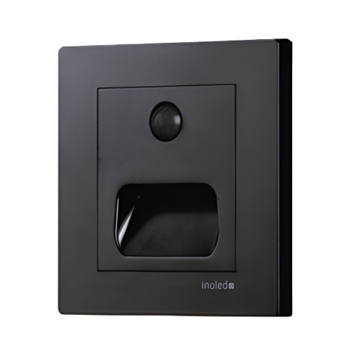 INOLED - İnoled 1W Siyah Sensörlü Koridor Armatürü / Günışığı