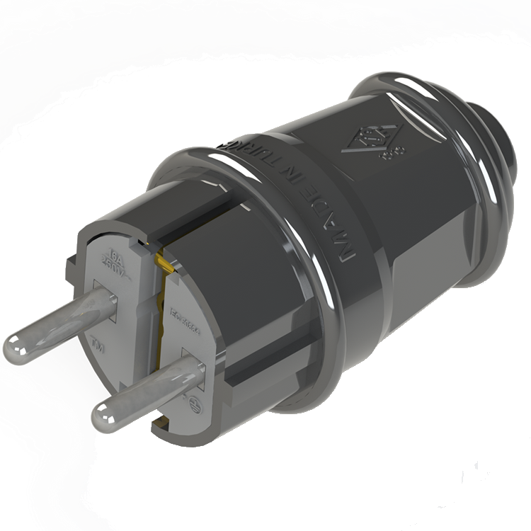 NEAD - Nead 1*16A Kauçuk Topraklı Fiş