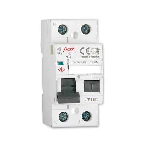 FLASH - Flash 1*25 Mekanik Kaçak Akım Koruma Rölesi 30 Ma FLASH - Flash 1*25 Mekanik Kaçak Akım Koruma Rölesi 30 Ma