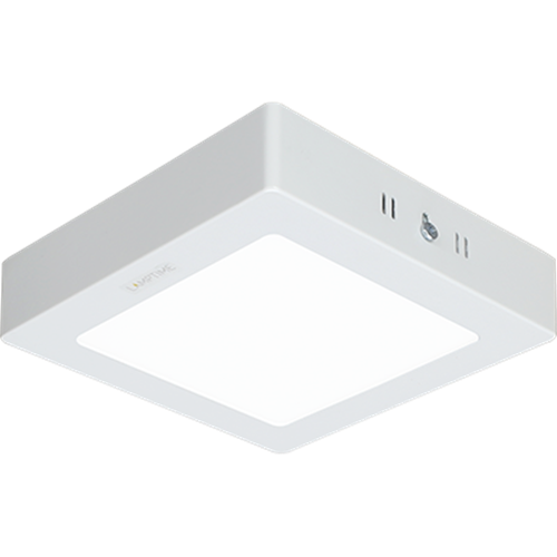 Lamptime 16W Sıva Üstü Kare Led Armatür Beyaz Kasa 3000K