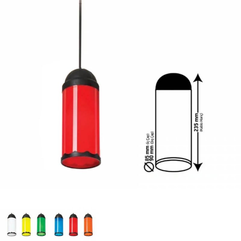 Zerpa 13304 Ağaç Feneri Plastik - Kırmızı