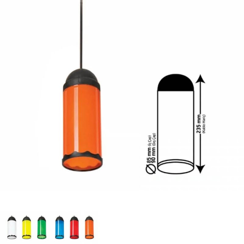 Zerpa 13305 Ağaç Feneri Plastik - Turuncu