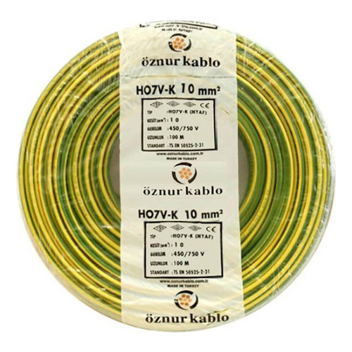 1,5 mm NYAF Kablo Sarı / Yeşil (1 metre) 1,5 mm NYAF Kablo Sarı / Yeşil (1 metre)