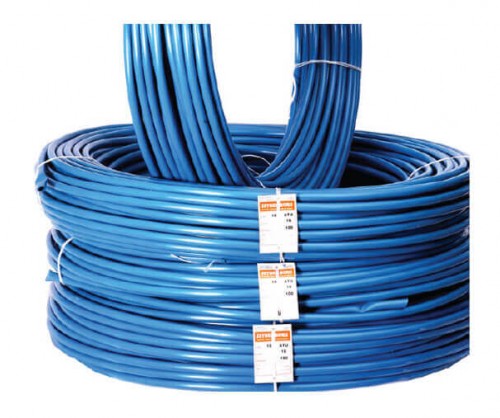 Zeybek 18 Halojen Free Alev Yaymayan Beton Boru Mavi (1 metre)