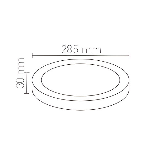 Voltek 24W Yuvarlak Sıva Üstü Led Panel Armatür 3000K Voltek 24W Yuvarlak Sıva Üstü Led Panel Armatür 3000K