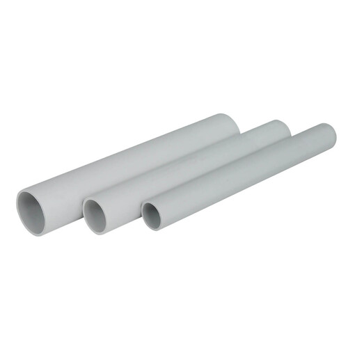 ZEYBEK - Zeybek 25 mm PVC Alev Yaymayan Düz Boru (1 metre)