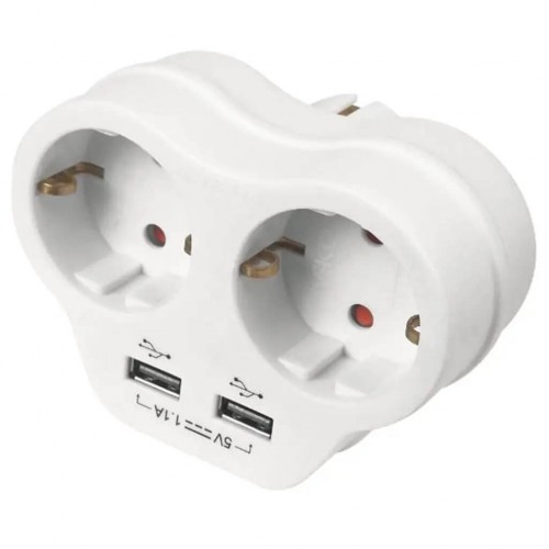 VIKO - Viko İkili Topraklı Ve USB Şarj Prizi 2A VIKO - Viko İkili Topraklı Ve USB Şarj Prizi 2A