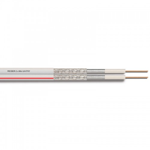 REÇBER - Reçber 2xMini U/4 PHY-PVC (500) Koaksiyel Uydu Kablosu 307095 (1 metre) REÇBER - Reçber 2xMini U/4 PHY-PVC (500) Koaksiyel Uydu Kablosu 307095 (1 metre)