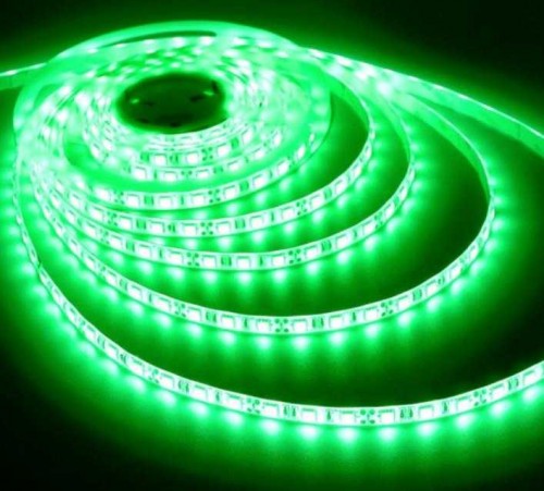 3 Çip Silikonlu Şerit Led / Yeşil