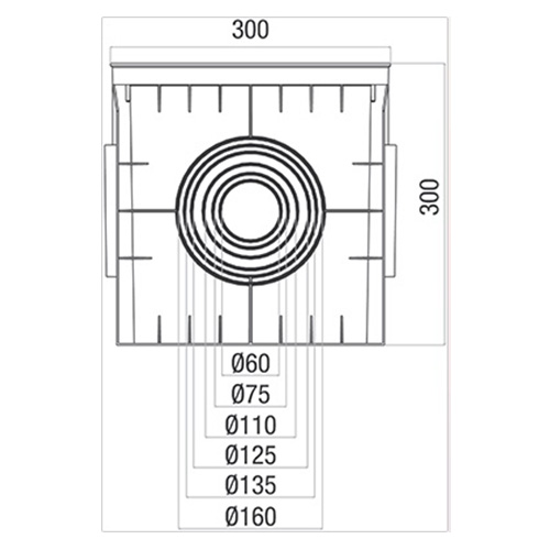 Zeybek 30*30 cm Menhol Yeraltı Buatı