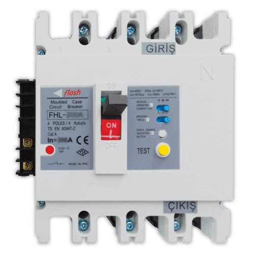 FLASH - Flash 3*40A Yangın Korumalı Kaçak Akımlı Kompakt Şalter