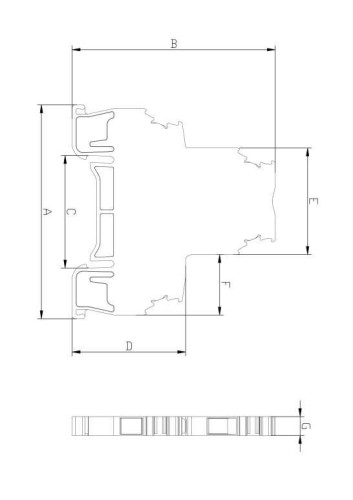4 mm MRK SERİSİ ÇİFT KATLI RAYLI KLEMENS