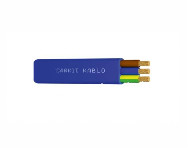 ÇARKIT-ÜNAL - 4*2,5 Yassı TTR Kablo (1 metre) ÇARKIT-ÜNAL - 4*2,5 Yassı TTR Kablo (1 metre)