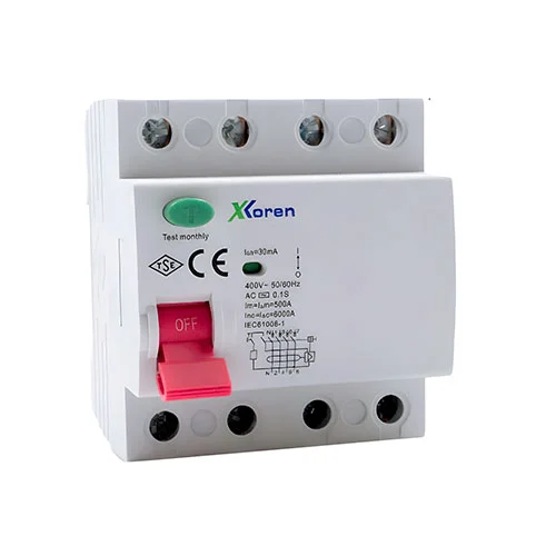 XKOREN - Xkoren 4*63 Kaçak Akım Rölesi 30mA XKOREN - Xkoren 4*63 Kaçak Akım Rölesi 30mA