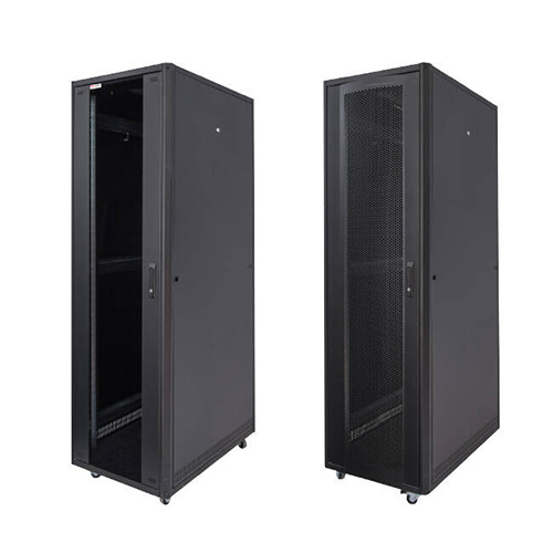 BESTRACK - 47U 600x600 mm Silver Line Dikili Tip Kabinet