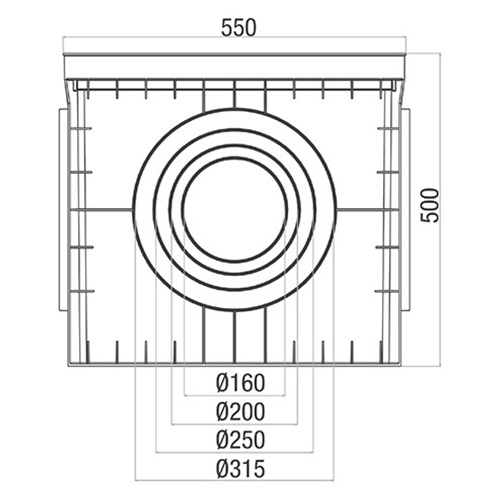 Zeybek 55*55 cm Menhol Yeraltı Buatı (Zeybek)
