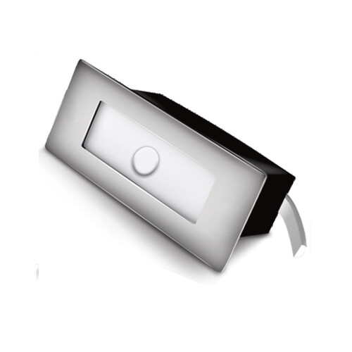 ACK - ACK 6500K Sıva Altı Sensörlü Dikdörtgen Led Merdiven Armatür