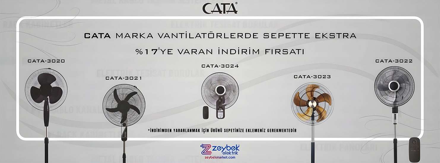 Cata Marka Vantilatörlerde %17'ye Varan İndirimler