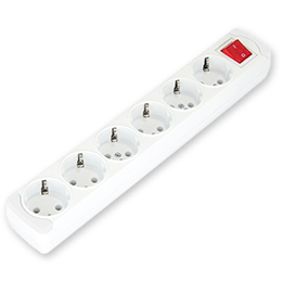 GÜNSAN - Günsan Altılı Topraklı Anahtarlı Klemensli Grup Priz GÜNSAN - Günsan Altılı Topraklı Anahtarlı Klemensli Grup Priz