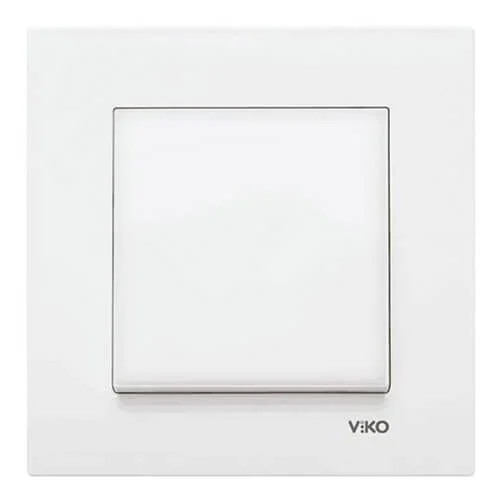 VIKO - Viko Karre Anahtar Beyaz - Çerçevesiz VIKO - Viko Karre Anahtar Beyaz - Çerçevesiz