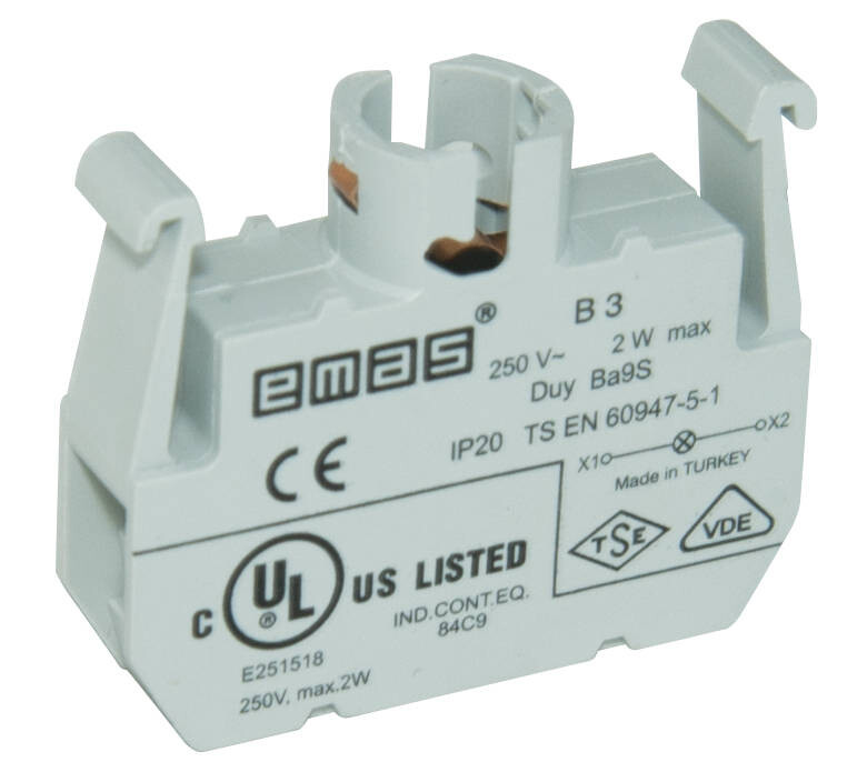 EMAS - Emas B Kontak Blok Işıklı
