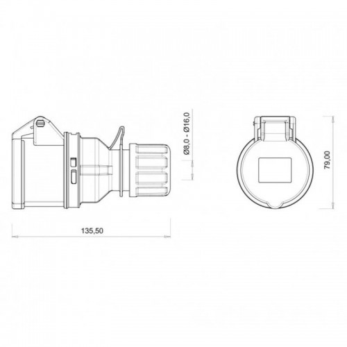 Bemis (Bc1-1504-2312) Cee Norm 4*16A Uzatma Priz Bemis (Bc1-1504-2312) Cee Norm 4*16A Uzatma Priz