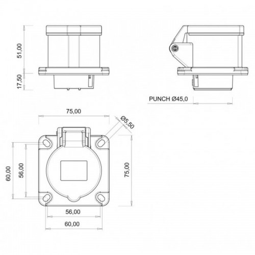 Bemis (Bc1-1504-2413) Cee Norm 4*16A Makina Prizi Bemis (Bc1-1504-2413) Cee Norm 4*16A Makina Prizi
