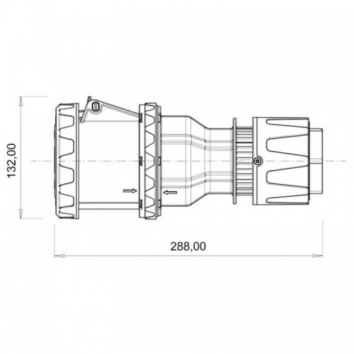 Bemis (Bc1-6504-7312) Cee Norm 4*125A Uzatma Priz Bemis (Bc1-6504-7312) Cee Norm 4*125A Uzatma Priz