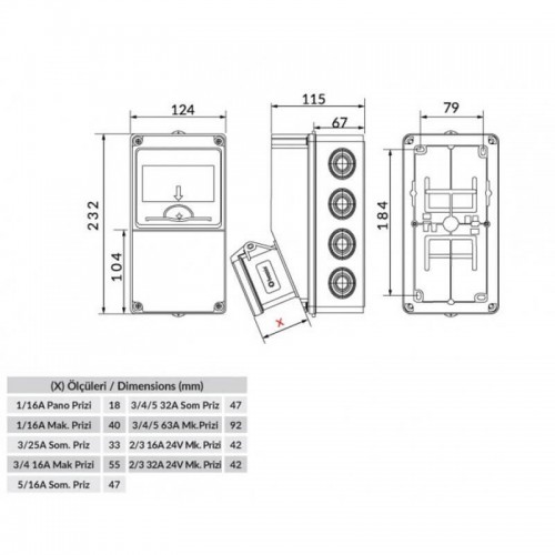 Bemis Bh1-2105-2020 Halojen Free Kombinasyon Kutusu Dolu Bemis Bh1-2105-2020 Halojen Free Kombinasyon Kutusu Dolu
