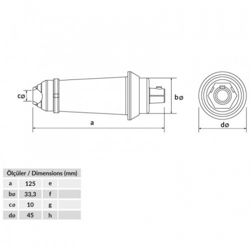 Bemis (Bk4-7501-2010) 16/50Mm2 200A Ark Fiş Bemis (Bk4-7501-2010) 16/50Mm2 200A Ark Fiş