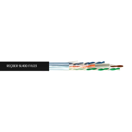REÇBER - Reçber SL400 F/U23 PE Cat6 F/UTP 23AWG Poli Etilen Kablo 506026 (1 metre) REÇBER - Reçber SL400 F/U23 PE Cat6 F/UTP 23AWG Poli Etilen Kablo 506026 (1 metre)