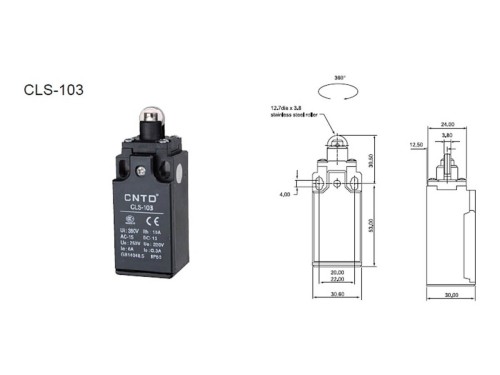 DIGER - CLS-103R KİLİTLİ LİMİT SWİCH