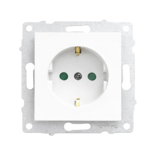 OVIVO - Ovivo Beyaz Çocuk Korumalı Topraklı Priz