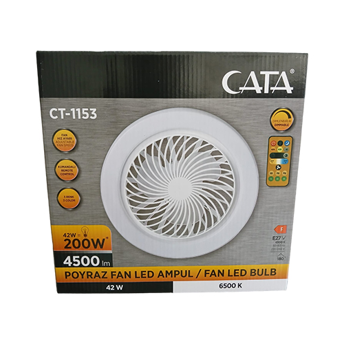Cata Ct-1153 Poyraz Fan Led Ampul