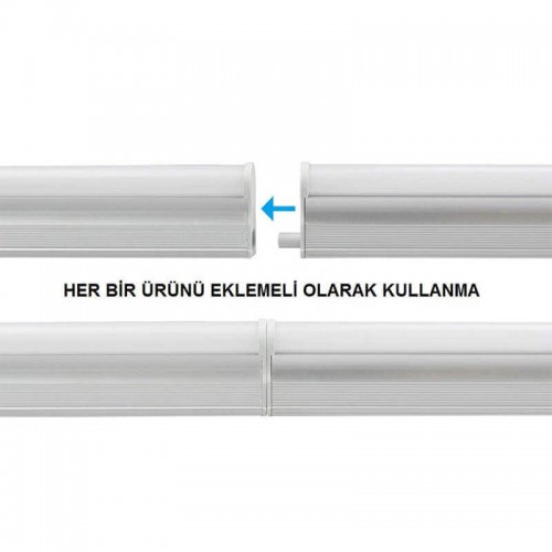 Cata Ct-2469 20W T5 Ledli Bant Armatür Beyaz