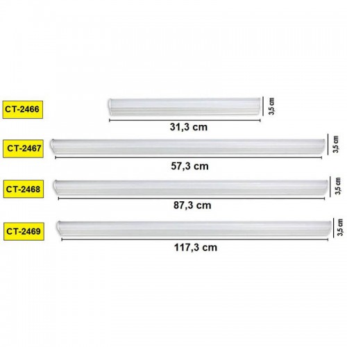 Cata Ct-2469 20W T5 Ledli Bant Armatür Günışığı