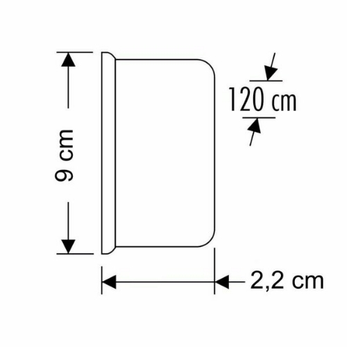 Cata Ct-2479 100W Kristal Yatay Bant Armatürü (Beyaz) Cata Ct-2479 100W Kristal Yatay Bant Armatürü (Beyaz)