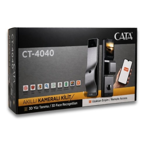 Cata Ct-4040 Akıllı Kameralı Kilit