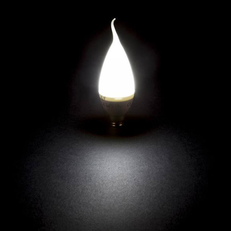 Cata Ct-4077 5W Ledli Kıvrık Buji Ampul Beyaz