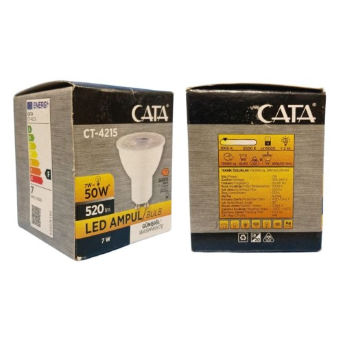 Cata Ct-4215 8W Led Çanak Ampul / Günışığı Cata Ct-4215 8W Led Çanak Ampul / Günışığı