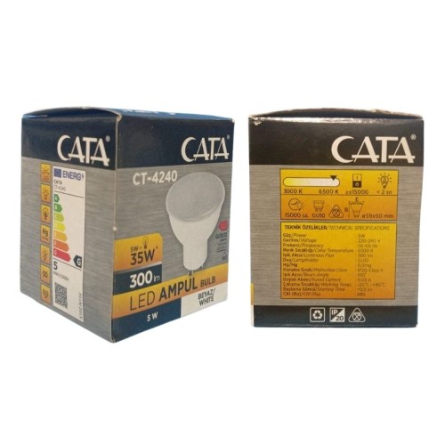 Cata Ct-4240 7W Led Gu10 Ampul / Beyaz