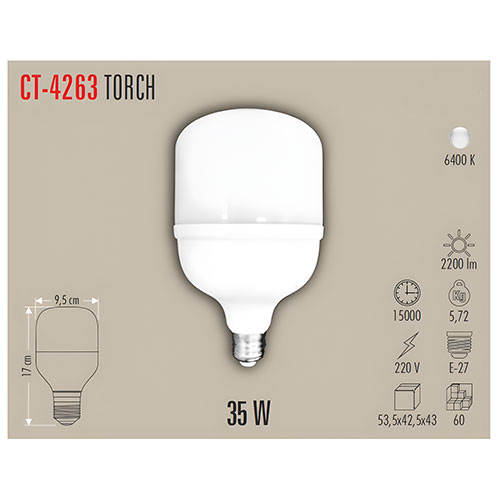 Cata Ct-4263 35W Led Ampul / Beyaz Cata Ct-4263 35W Led Ampul / Beyaz