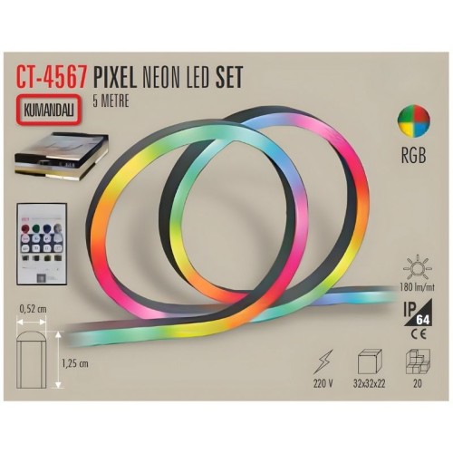 Cata Ct-4567 Neon Pixel Led / RGB 