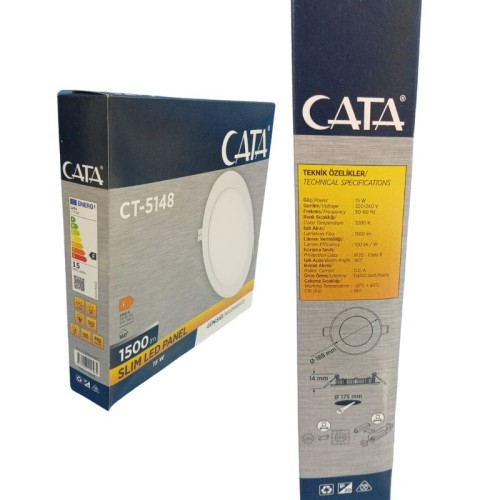 Cata Ct-5148 Eco 15W Panel Led Armatür / Günışığı Cata Ct-5148 Eco 15W Panel Led Armatür / Günışığı