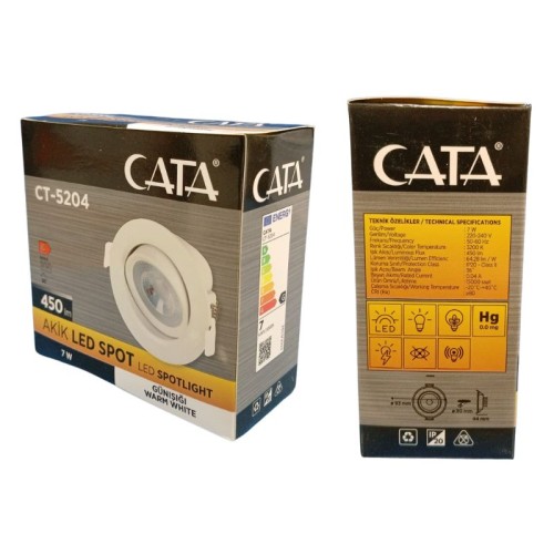 Cata Ct-5204 7W Cob Led Armatür / Günışığı Cata Ct-5204 7W Cob Led Armatür / Günışığı
