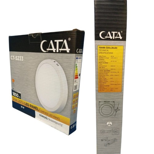 Cata Ct-5233 18W Sıva Üstü Led Armatür / Günışığı Cata Ct-5233 18W Sıva Üstü Led Armatür / Günışığı