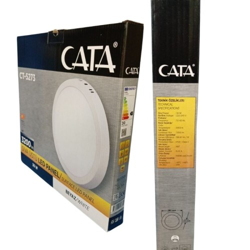 Cata Ct-5273 30W Damla Led Armatür / Beyaz Cata Ct-5273 30W Damla Led Armatür / Beyaz