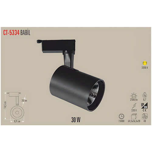 Cata Ct-5334 27W Ray Tipi Cob Led / Günışığı Cata Ct-5334 27W Ray Tipi Cob Led / Günışığı